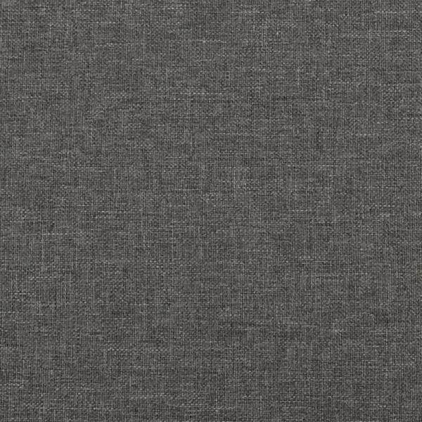 Bettgestell Dunkelgrau 120x200 cm Stoff