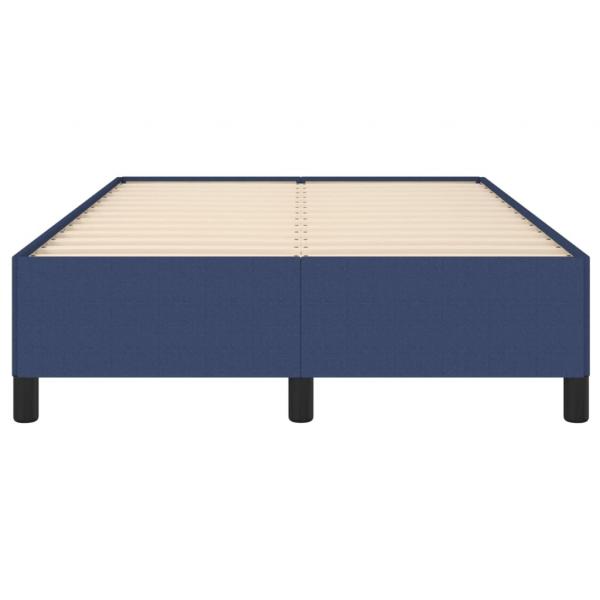 Bettgestell Blau 120x200 cm Stoff
