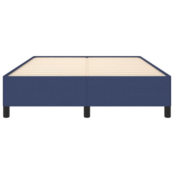 Bettgestell Blau 140x190 cm Stoff