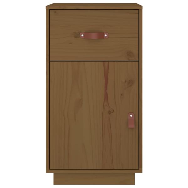 Schreibtisch-Schrank Honigbraun 40x50x75 cm Massivholz Kiefer