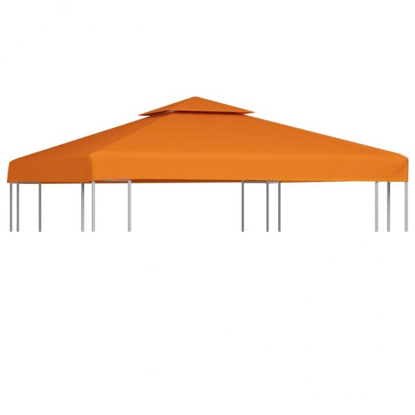 ARDEBO.de - Pavillon-Ersatzdach 310 g/m² Orange 3x3 m