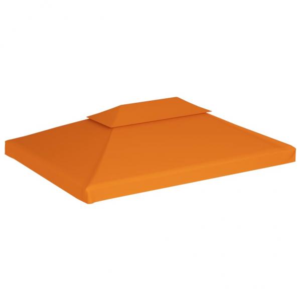 Pavillon-Ersatzdach 310 g/m² Orange 3x4 m 