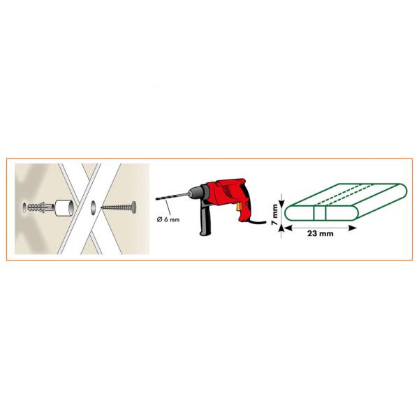 Nature Garten-Rankgitter 50x150 cm PVC Grün 6040702