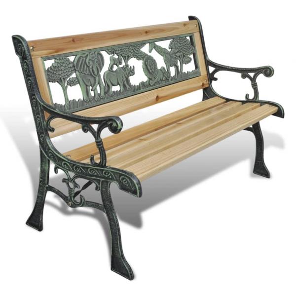 ARDEBO.de - Kinder-Gartenbank 84 cm Holz