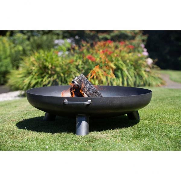 ARDEBO.de - RedFire Feuerschale Salo Schwarz Stahl 80 cm 81020