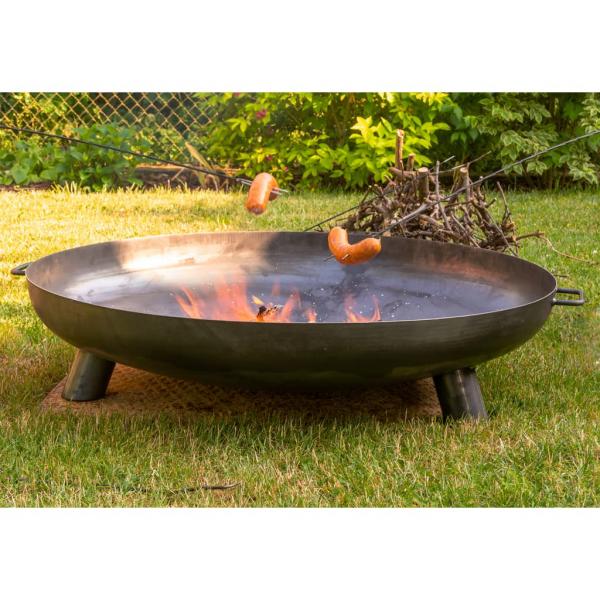 RedFire Feuerschale Salo Schwarz Stahl 80 cm 81020