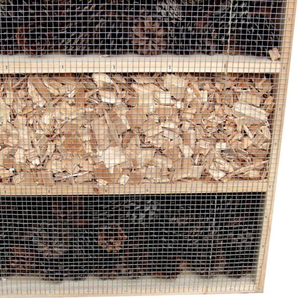 ARDEBO.de - Insektenhotel XXL 45,5x15x99 cm 