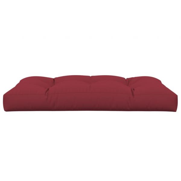 Palettenkissen Weinrot 120x80x12 cm Stoff