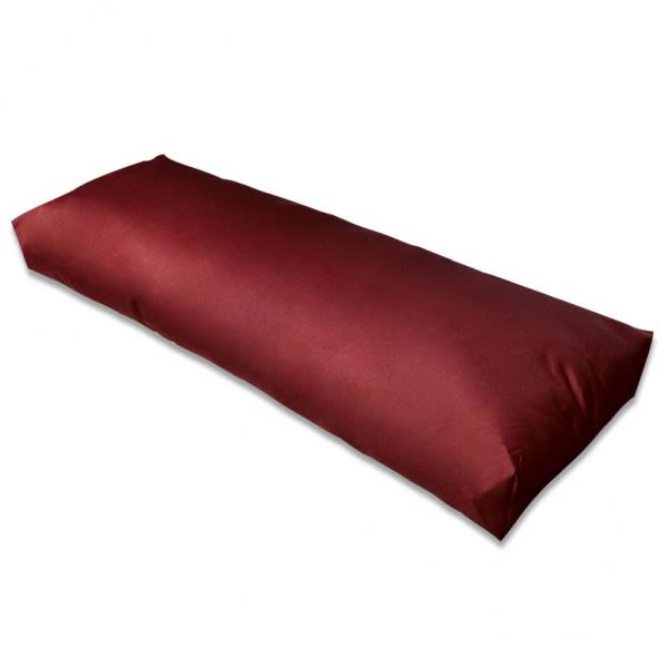 ARDEBO.de - Gepolstertes Rückenkissen Weinrot 120 x 40 x 10 cm