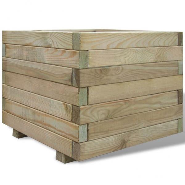 ARDEBO.de - Hochbeet 50x50x40 cm Holz Quadratisch