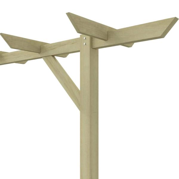 Gartenpergola 205x40x203 cm Holz