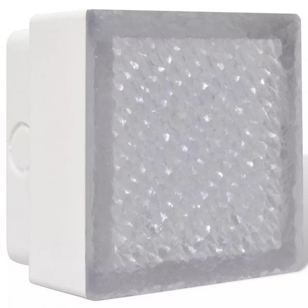 2 x LED Boden-Einbauleuchte 100 x 100 x 68 mm 