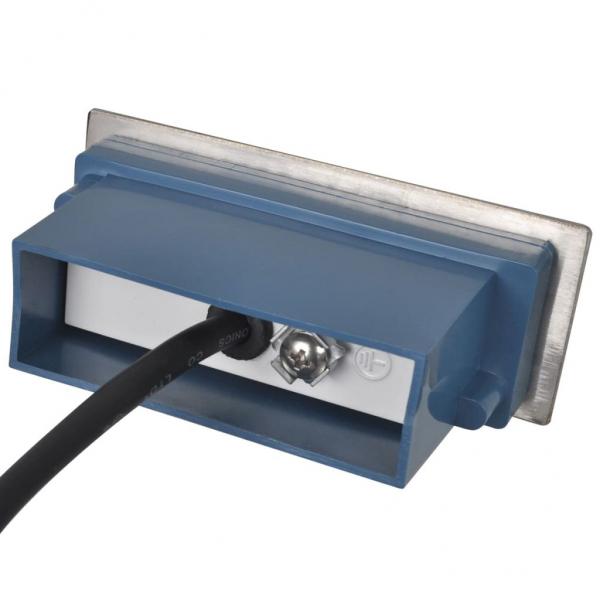 LED-Wandeinbauleuchten für Treppen 2 Stk. 44x111x56 mm