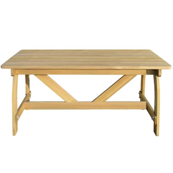 Gartentisch 150 x 74 x 75 cm Imprägniertes Kiefernholz