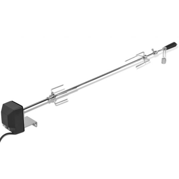 ARDEBO.de - Rotisserie Grill mit Elektromotor Stahl 1200 mm