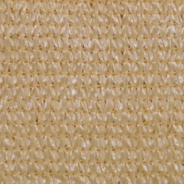 Sonnensegel HDPE Quadratisch 3,6x3,6 m Beige