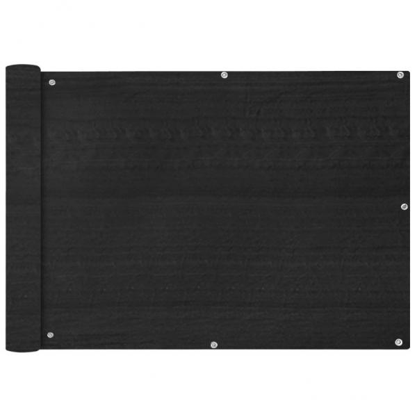 ARDEBO.de - Balkonsichtschutz HDPE 75x400 cm Anthrazit