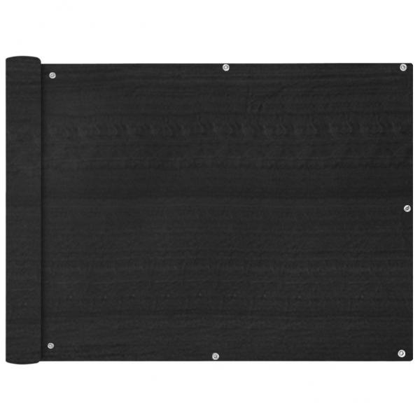 ARDEBO.de - Balkonsichtschutz HDPE 90x400 cm Anthrazit