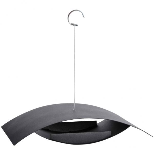 ARDEBO.de - Esschert Design Hängendes Vogelfutterhaus Schwarz S FB437