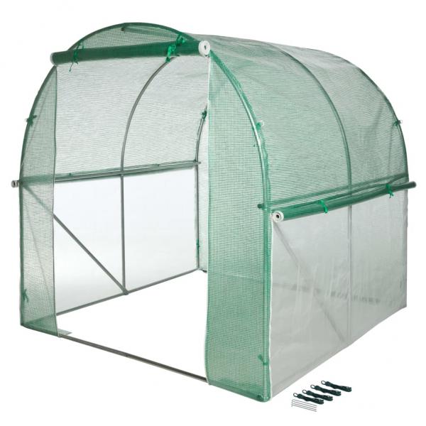 ARDEBO.de - Nature Foliengewächshaus 200×200×200 cm