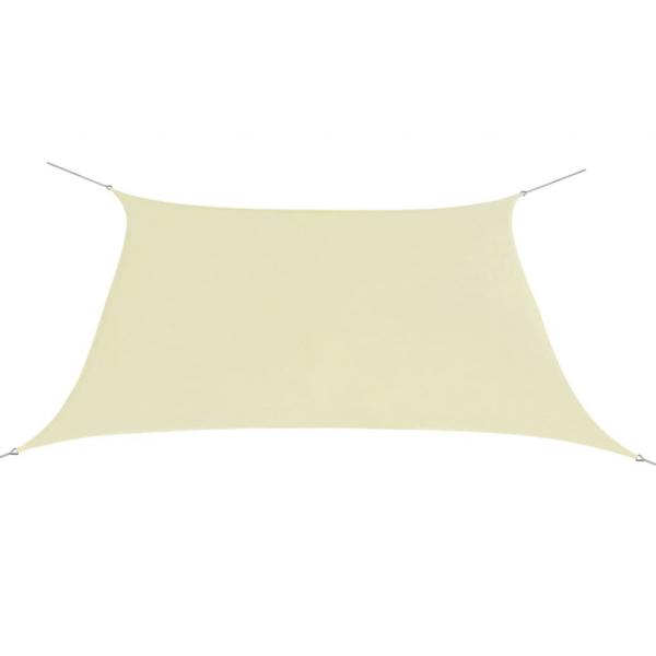 Sonnensegel Oxford-Gewebe Quadratisch 2x2 m Creme