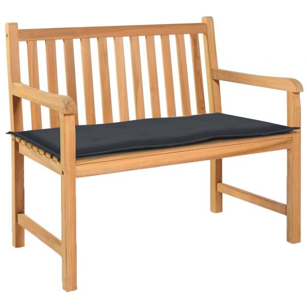ARDEBO.de - Gartenbank-Auflage Anthrazit 100x50x3 cm Oxford-Gewebe
