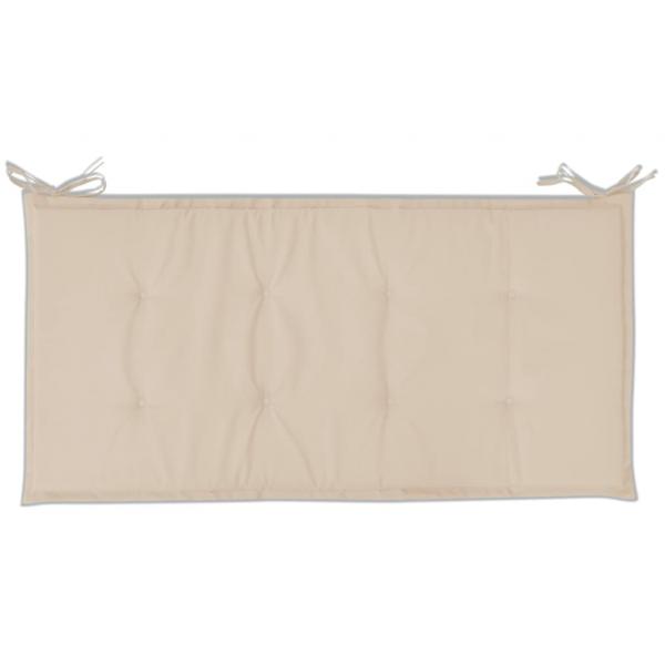 Gartenbank-Auflage Creme 100x50x3 cm Oxford-Gewebe