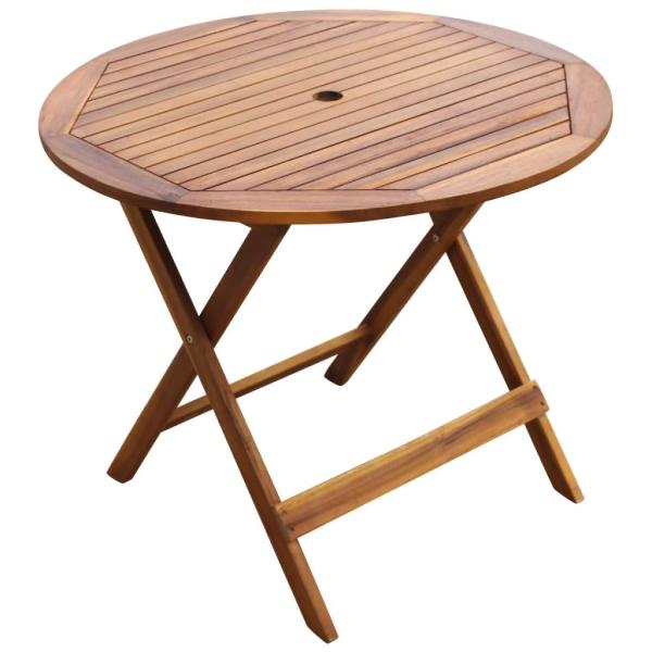 ARDEBO.de - 5-tlg. Garten-Essgruppe Klappbar Akazie Massivholz