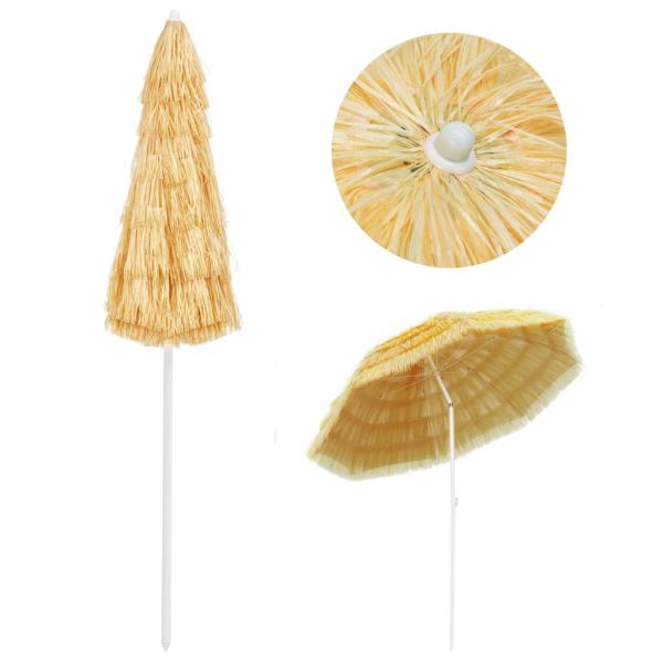 Strandschirm Natur 240 cm Hawaii Style