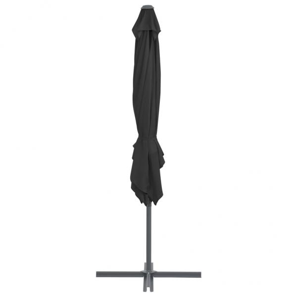 Ampelschirm mit Stahlmast Anthrazit 250 x 250 cm 