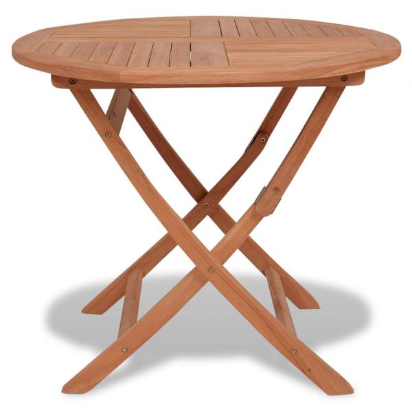 ARDEBO.de - Gartentisch Klappbar 85x76 cm Massivholz Teak