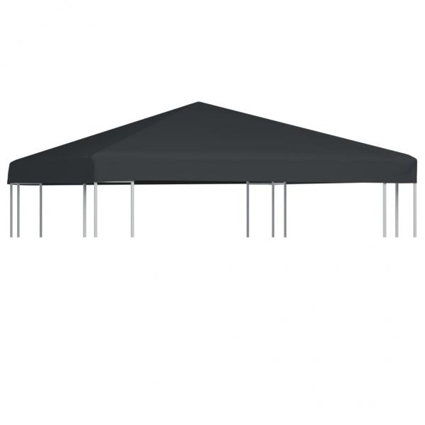ARDEBO.de - Pavillondach 310 g/m² 3x3 m Grau 