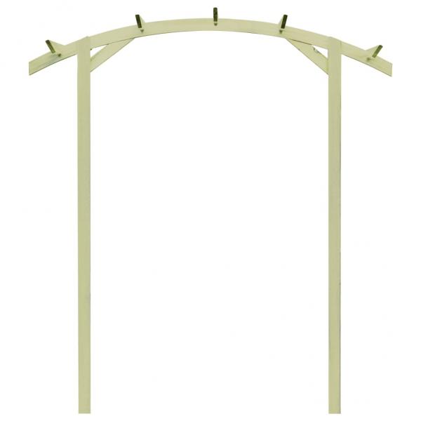 Garten-Pergola Kiefernholz Imprägniert 180x210x40 cm