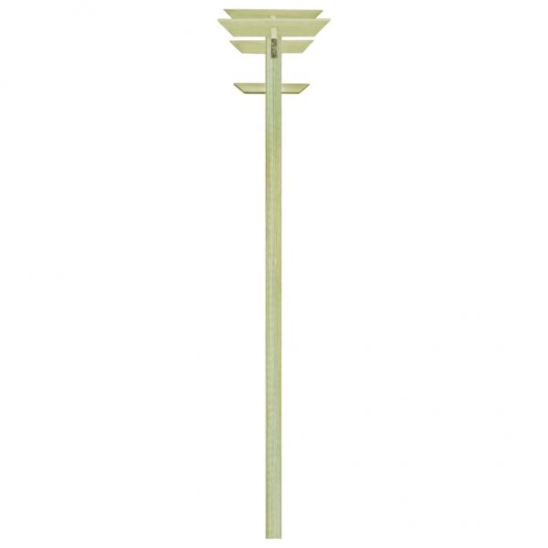 Garten-Pergola Kiefernholz Imprägniert 180x210x40 cm