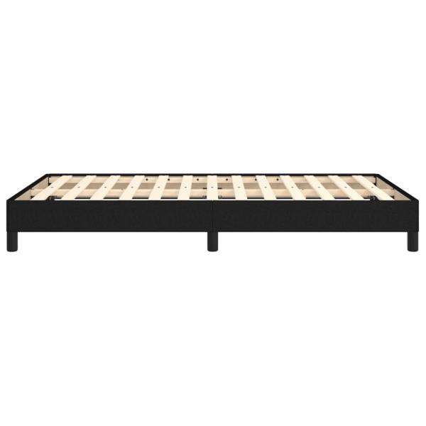 Bettgestell Schwarz 120x200 cm Stoff