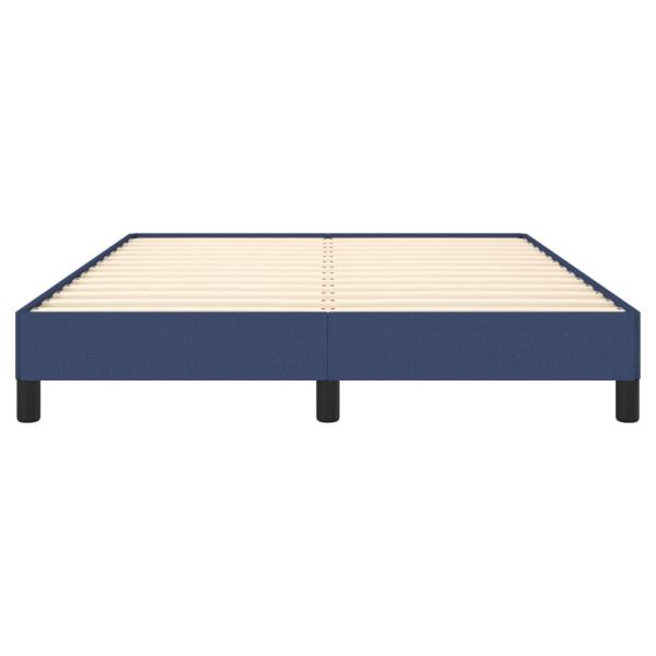 Bettgestell Blau 140x200 cm Stoff