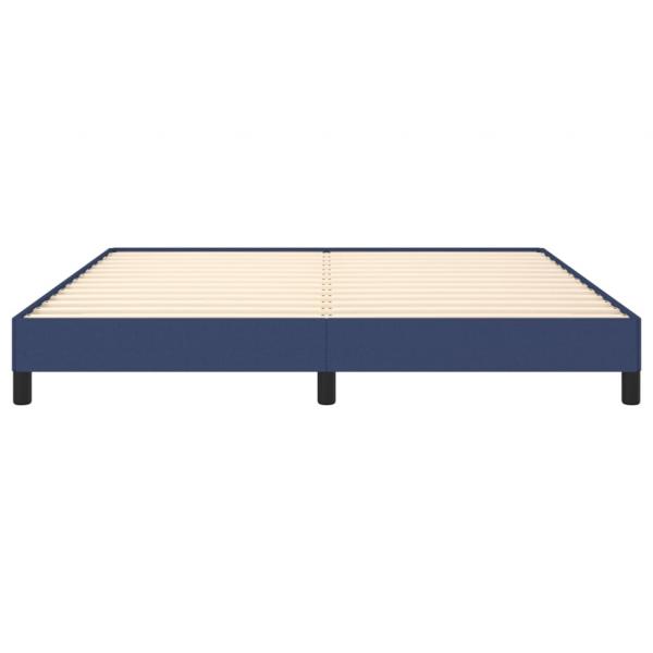 Bettgestell Blau 160x200 cm Stoff
