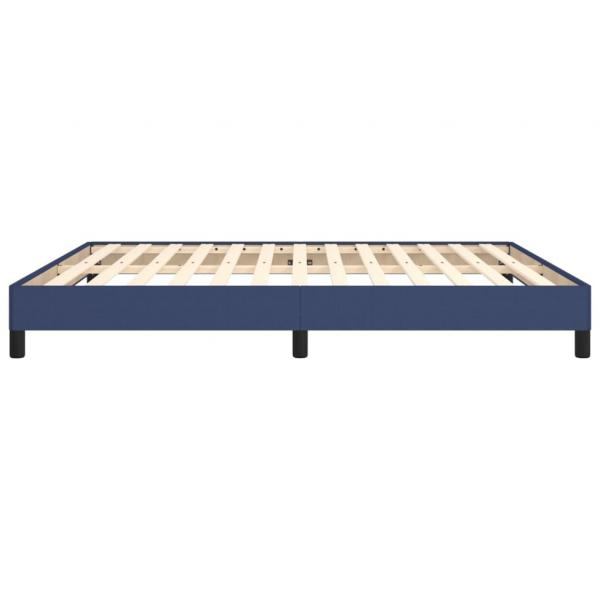 Bettgestell Blau 160x200 cm Stoff