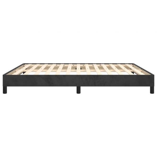 Bettgestell Schwarz 180×200 cm Samt