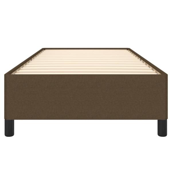 Bettgestell Dunkelbraun 80x200 cm Stoff