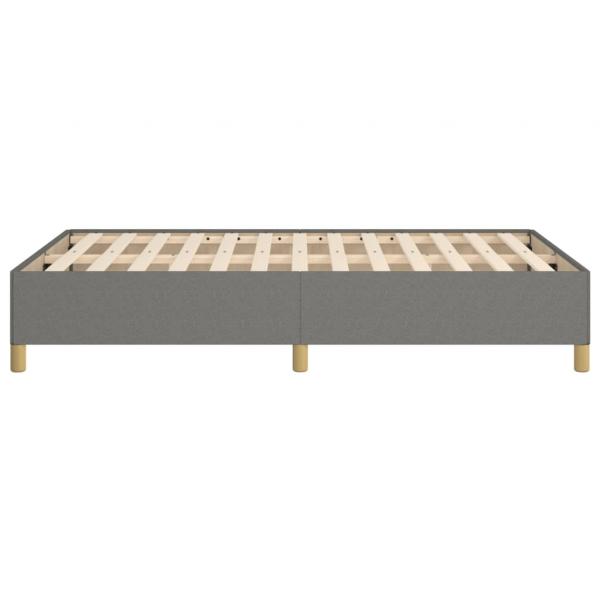 Bettgestell Dunkelgrau 120x200 cm Stoff