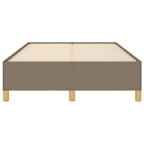 Bettgestell Taupe 120x200 cm Stoff