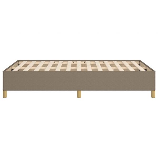 Bettgestell Taupe 120x200 cm Stoff