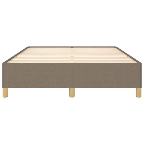Bettgestell Taupe 140x190 cm Stoff