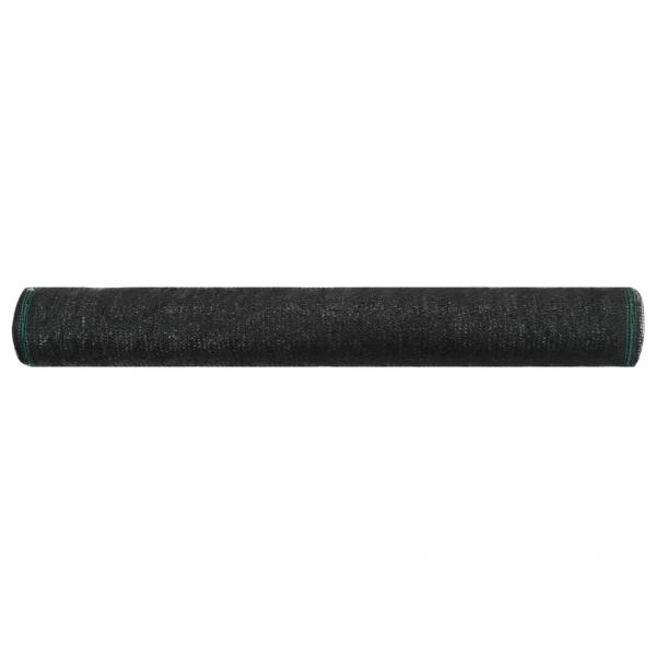 Tennisblende HDPE 1,2x25 m Schwarz