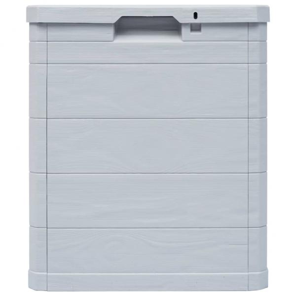 Garten-Aufbewahrungsbox 90 L Hellgrau