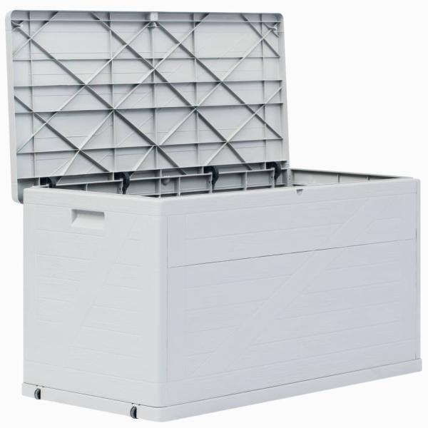 ARDEBO.de - Garten-Aufbewahrungsbox 420 L Hellgrau 