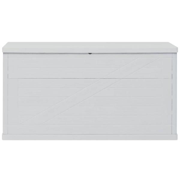 Garten-Aufbewahrungsbox 420 L Hellgrau 