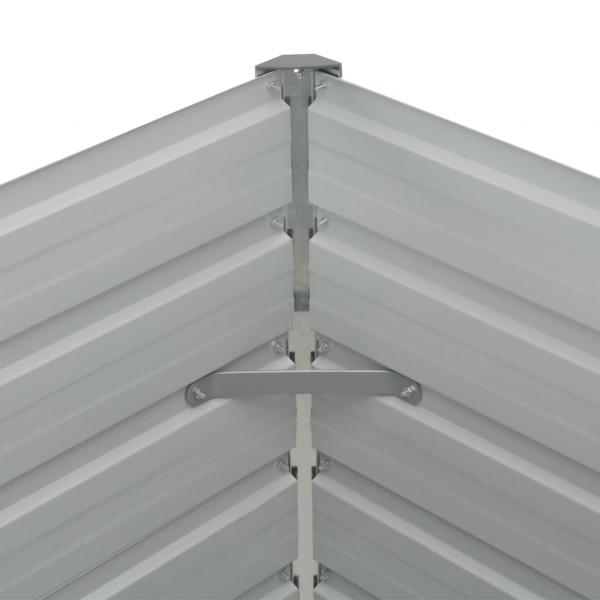 Hochbeet Braun 160 x 80 x 77 cm Verzinkter Stahl