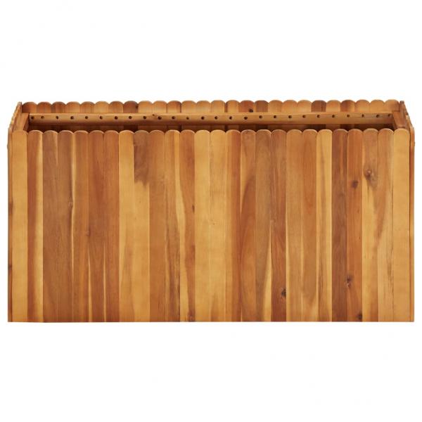 Garten-Hochbeet 100 x 30 x 50 cm Massivholz Akazie